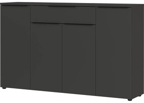 Cassettiera bassa antracite 161x101 cm Mailand - Germania