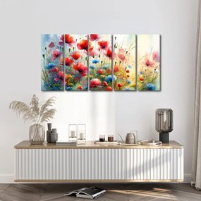 Quadro su tela – Prato estivo in fiore