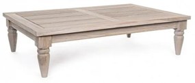 Tavolino BALI per esterno in Legno teak FSC 120x80x h30 cm