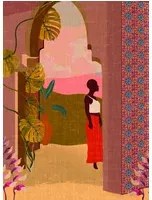 Arte International Carta da parati panoramica Les Mysteres De Madagascar - Marrakech