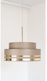 Lampadario a sospensione con filo TAMI 1xE27/60W/230V marrone/oro