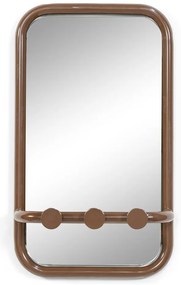 Pannello appendiabiti marrone scuro in metallo 35x60x11 cm Retro – Spinder Design