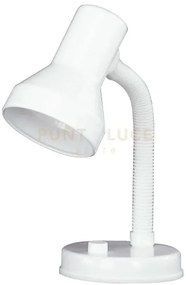 Pronto lampada da scrivania flessibile bianca  h.30 1 luce attacco e27