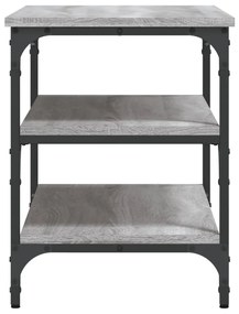 Panca Porta Scarpe Grigio Sonoma 70x38,5x49cm Legno Multistrato