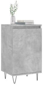 Credenza grigio cemento 40x35x70 cm in legno multistrato