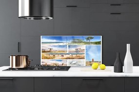 Rivestimento parete cucina Paesaggio marino 140x70 cm