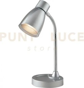 Lampada da tavolo arkimede orientabile silver 1 luce attacco e14 13...