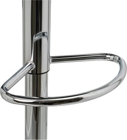 Set di sedie da bar nera in imbottito con altezza regolabile 2 pz (altezza della seduta 63 cm) – Casa Selección