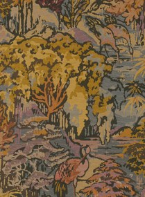 Arte International Carta da parati Riverbank - Autumn Gold