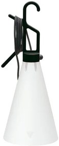 Flos Mayday Lampada multiuso 22 cm da appoggio per interni con gancio e maniglia avvolgicavo cavo 4,85 m nero