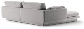 Divano angolare grigio chiaro (angolo destro) Torino - Micadoni Home