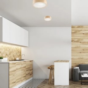 Lampada a soffitto NATURAL 1xE27/60W/230V Ø27 cm pino