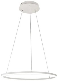 Lampadario LED design SKYROUND bianco Ø60cm, luce calda 3240 lumen, LA MIA LUCE