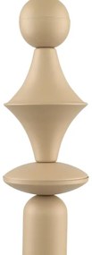 Lampadario a sospensione con filo TOWER 1xE27/15W/230V beige