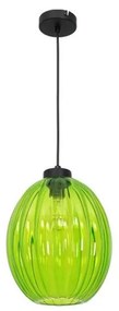Lampadario a sospensione con  filo BLICK 1xE27/60W/230V verde