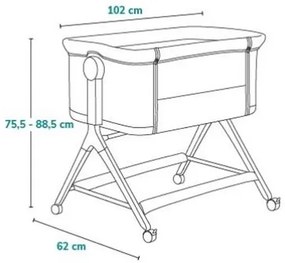Lionelo - Culla per bambini 3in1 LEONIE PLUS beige