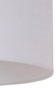 Paralume Roller Ø 50 cm, bianco Duolla, Bianco / Opale, Tessuto / Stoffa / Seta