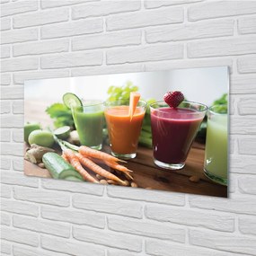 Pannello paraschizzi cucina Cocktail di verdure 100x50 cm