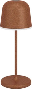 Eglo 901879 - Lampada da tavolo ricaricabile LED dimmerabile per esterni MANNERA-S LED/1,8W/5V IP54 marrone
