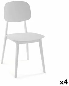 Sedia Versa Bianco 39,5 x 80 x 41,5 cm (4 Unità)