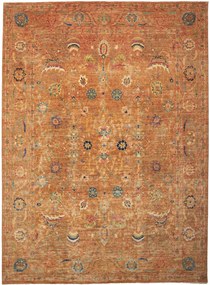 Samarkand Tappeto orientale 370 x 270 Marrone (Pakistan) Annodato A Mano