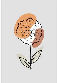 Stampa su tela – Fiore minimalista No2