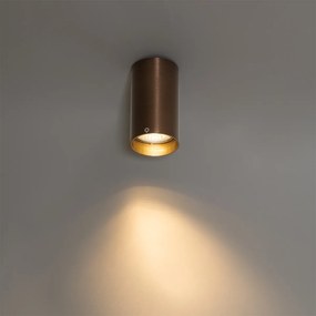 Faretto moderno bronzo scuro 5,5 cm - Tuba