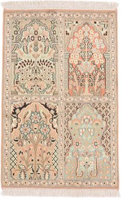 Cashmere Silk Tappeto 60x90 (Indian) Annodato A Mano