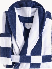 Accappatoio unisex in cotone velour con collo a scialle Forte