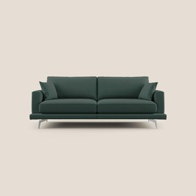Dorian divano moderno in tessuto morbido antimacchia T05 verde