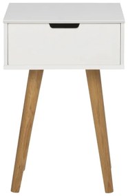 Comodino CARLY quercia/bianco