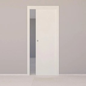 Porta scorrevole Tracks bianco L 60 x H 210 cm reversibile
