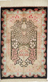 Ghom Tappeto 60 x 90 (Iran) Annodato A Mano