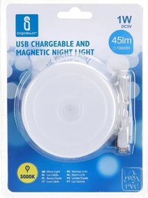 Aigostar - Luce notturna a LED portatile LED/1W/5V 3000K + USB