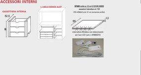 Armadio Scorrevole Vision 2 ante con Tv