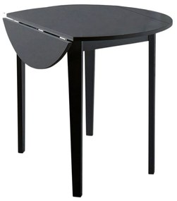 Tavolo da pranzo pieghevole nero Quer, ⌀ 92 cm Trento - Støraa
