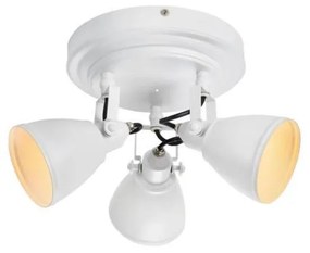 Markslöjd 108083 - Faretto da bagno FJÄLLBACKA 3xG9/20W/230V IP44 bianco