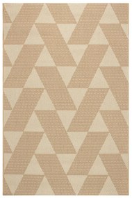 Tappeto Dune geometrico beige, L 200 x L 150 cm