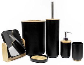 Portasaponetta nero in plastica Smart – douceur d'intérieur