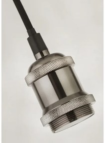 Searchlight 7461SS - Lampada a sospensione su cavo 1xE27/60W/230V finitura argento