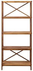 Scaffale effetto rovere colore naturale 70x161 cm X-Shelf - Unique Furniture