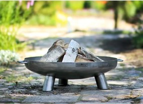 Braciere Da Giardino A Legna Artigianale In Acciaio Design Bali 80 cm Cook King