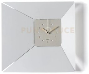 Orologio da parete minimal illusio bianco marmo/avorio in ferro 42x...