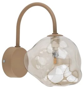 Applique LAVA 1xG9/8W/230V beige/fumé