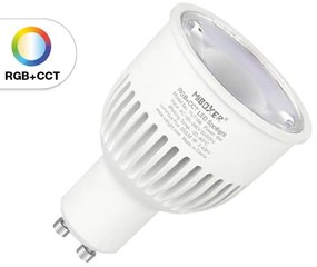 Faretto LED GU10 6W RGB+CCT Dimmerabile Sincronizzazione Automatica Colore RGB+CCT