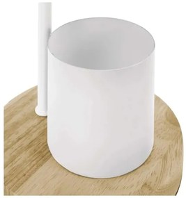 Lampada da tavolo POPPY 1xE27/25W/230V bianca