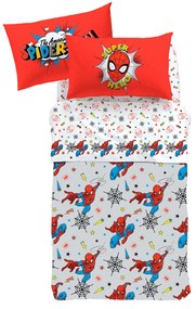 Copriletto Primaverile Singolo Spider man Superhero   in