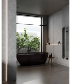 P.M.H. MO1B-R - Scaldasalviette elettrico MONA 93W/230V 153,3 cm IP44 nero