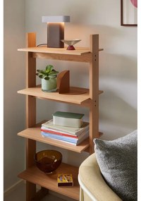 Scaffale in rovere decorato in colore naturale 59x142 cm Forma - Hübsch