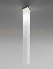 Tubes lampadario a soffitto 120 bianco lucido nickel opaco 1 luce a...